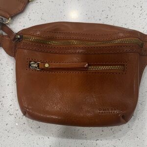 O My Bag Beck's Stromboli Leather Bum Bag - Cognac Brown Leather Belt Bag